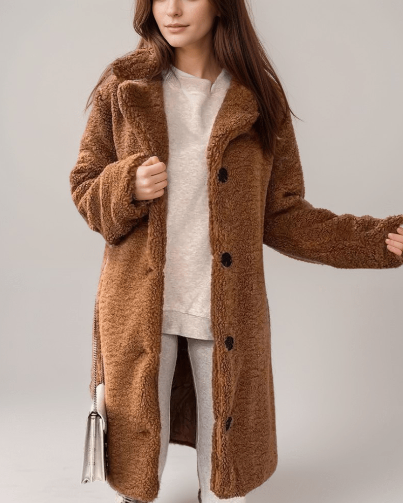 Oversized Teddy Coat | Faux Shearling Winter Jacket 6