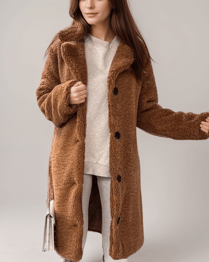 Oversized Teddy Coat | Faux Shearling Winter Jacket 6