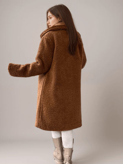 Oversized Teddy Coat | Faux Shearling Winter Jacket 7