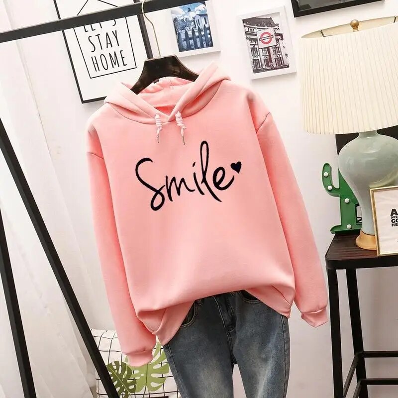 Printed Long Sleeve Hoodie | Women's Sweatshirt for Casual Wear 1