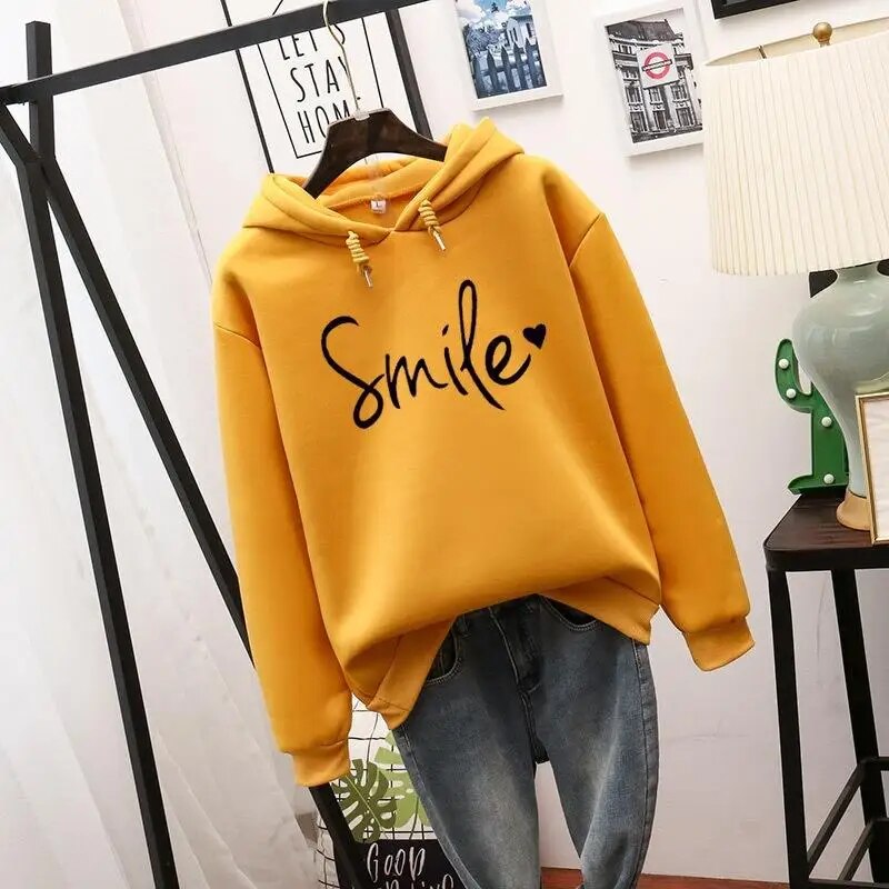 Printed Long Sleeve Hoodie | Women's Sweatshirt for Casual Wear 3