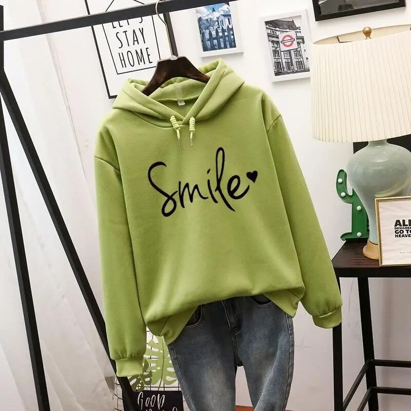 Printed Long Sleeve Hoodie | Women's Sweatshirt for Casual Wear 4