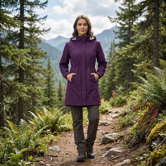 Rainhollow™ - Long Hooded Waterproof Parka For Women