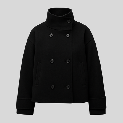 Relaxed Short Collar Coat | Women's Outerwear 0