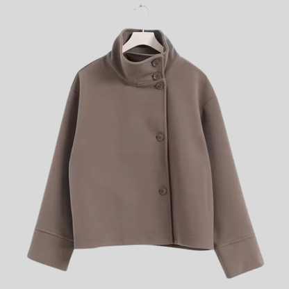 Relaxed Short Collar Coat | Women's Outerwear 2