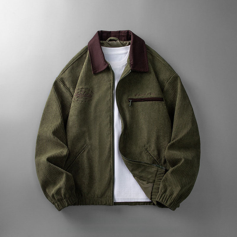 Salvador Corduroy Zip Jacket | Relaxed Fit Layering Piece 0