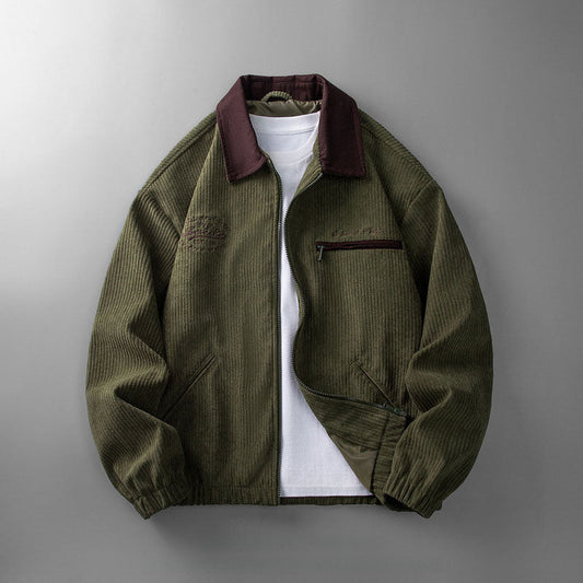 Salvador Corduroy Zip Jacket | Relaxed Fit Layering Piece 0