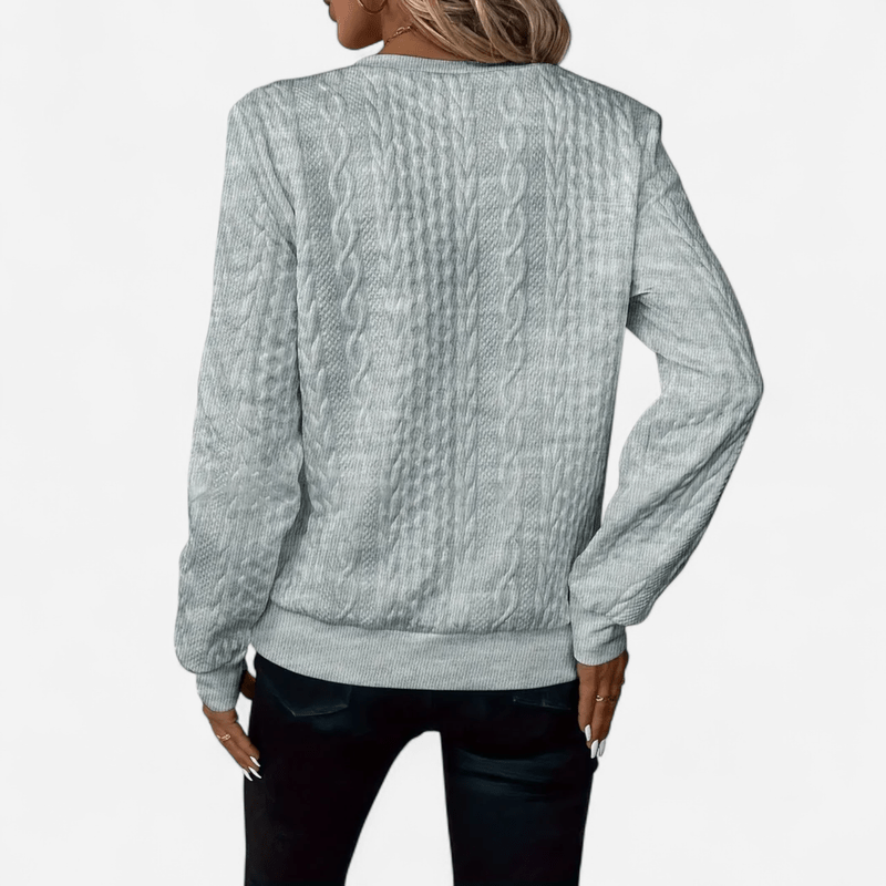 Sara | Elegant Knitted Jumper with Zipper 5