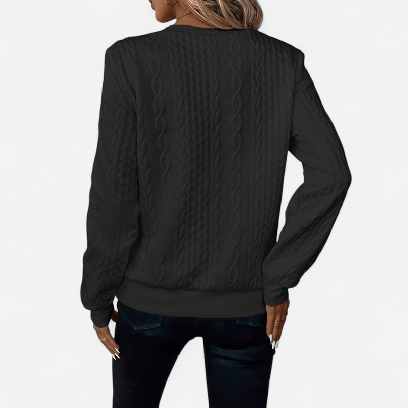 Sara | Elegant Knitted Jumper with Zipper 7