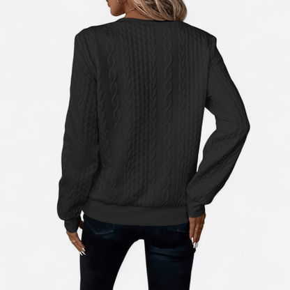 Sara | Elegant Knitted Jumper with Zipper 7