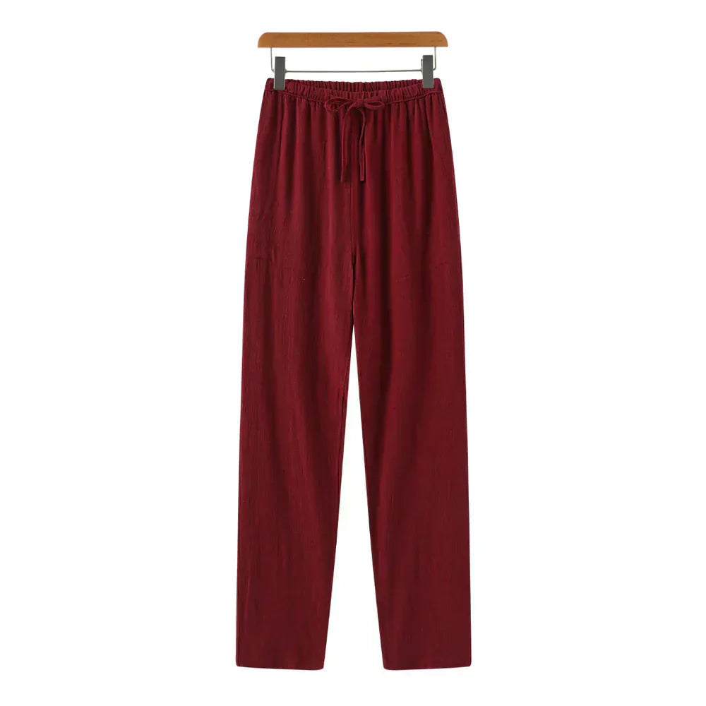Slim Linen Trousers | Everyday Comfort and Style 9