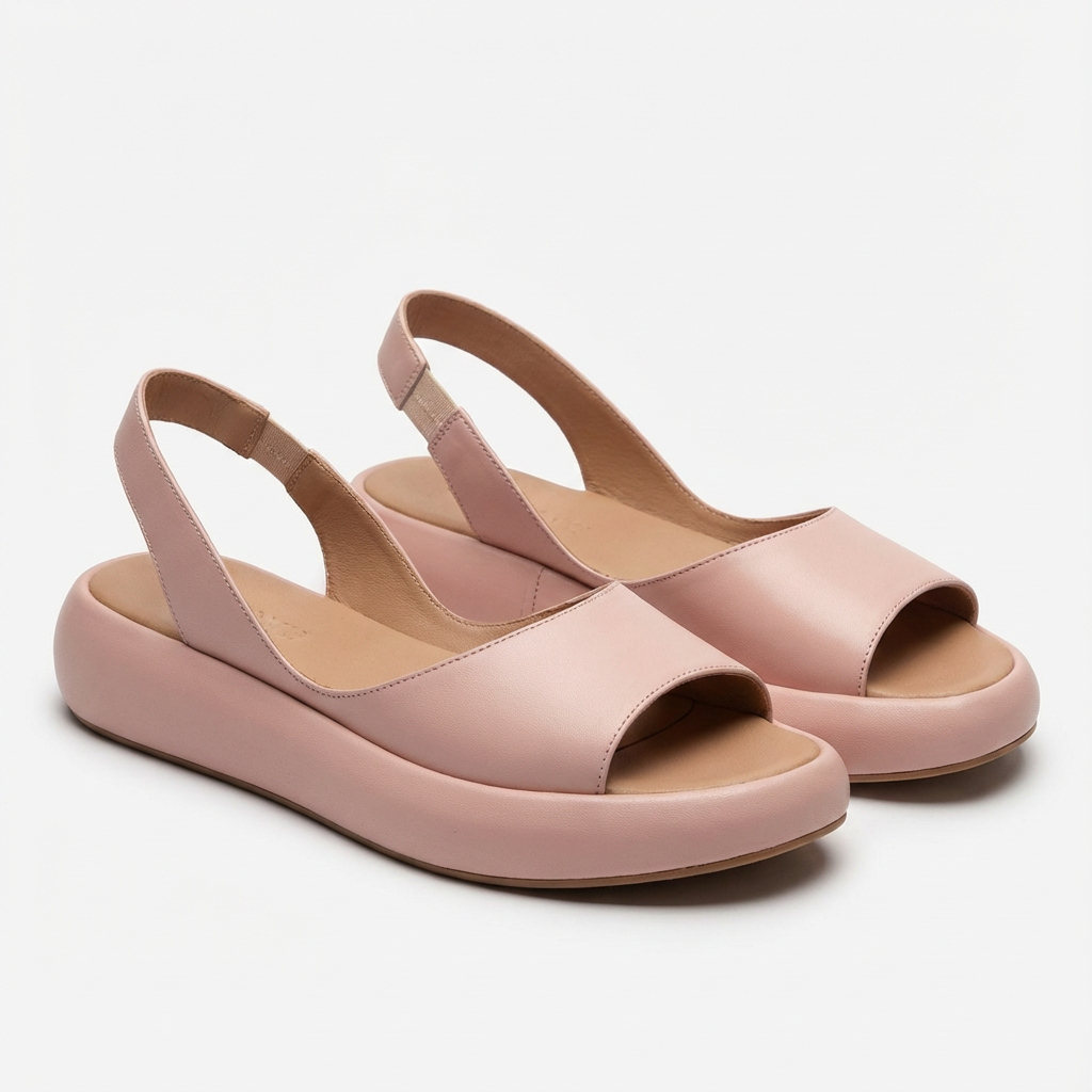 Sofia | Women's Wedge Sandals with Open Toe and Back Strap | Comfortable
