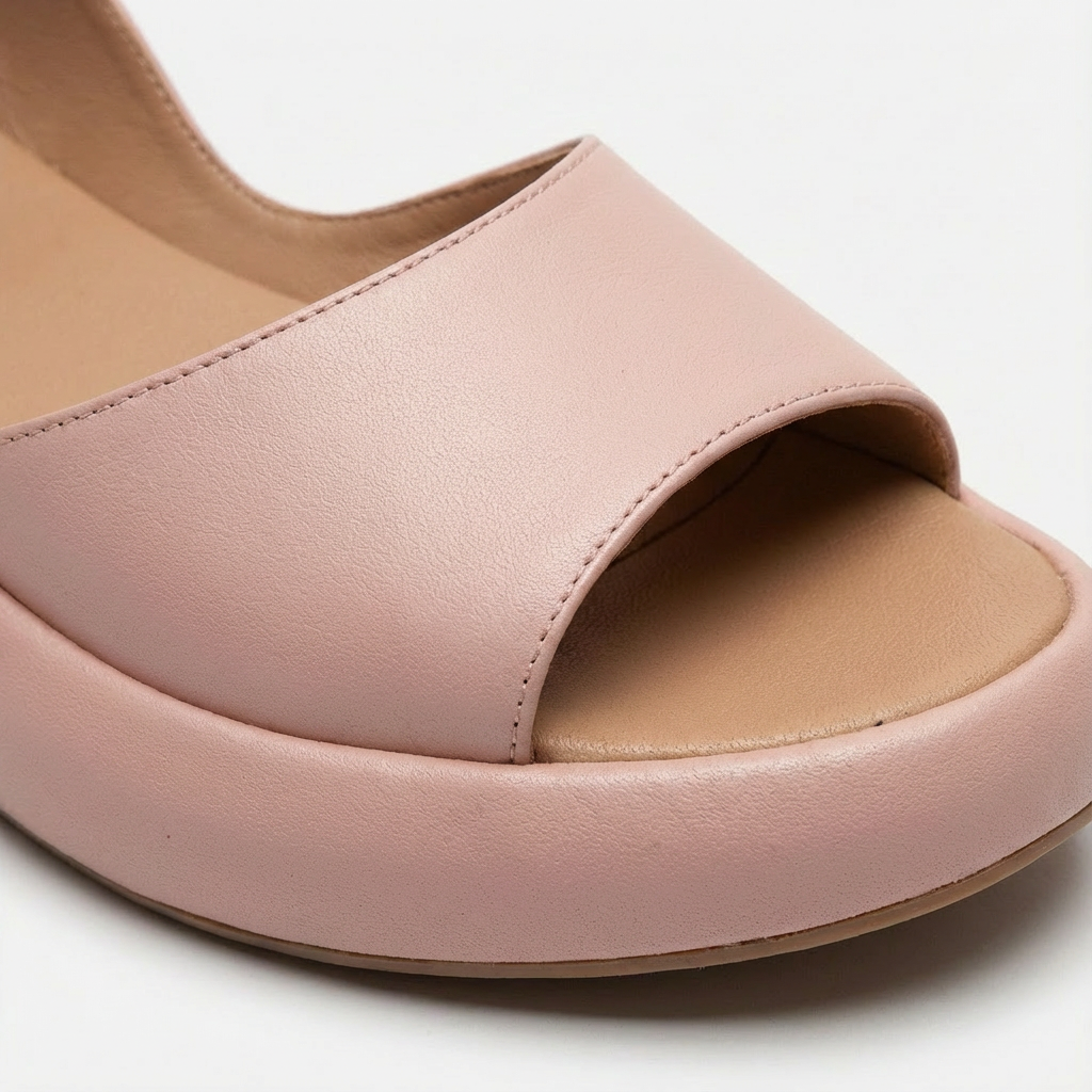 Sofia | Women's Wedge Sandals with Open Toe and Back Strap | Comfortable