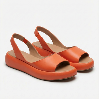 Sofia | Women's Wedge Sandals with Open Toe and Back Strap | Comfortable