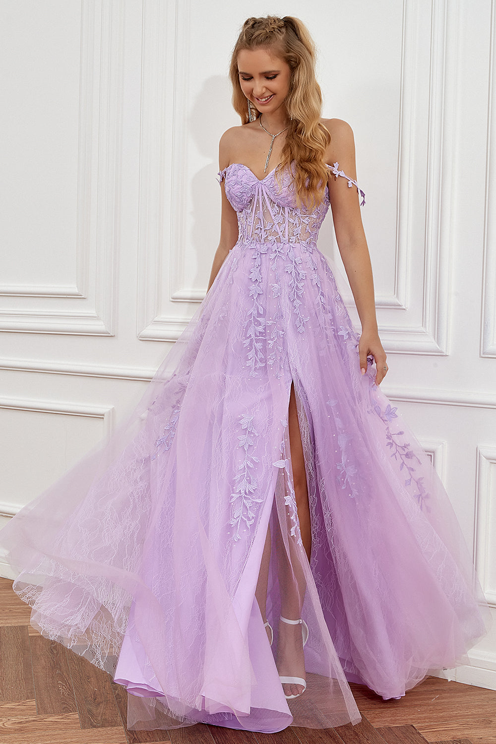 Stylish A-line ball gown - Sophie