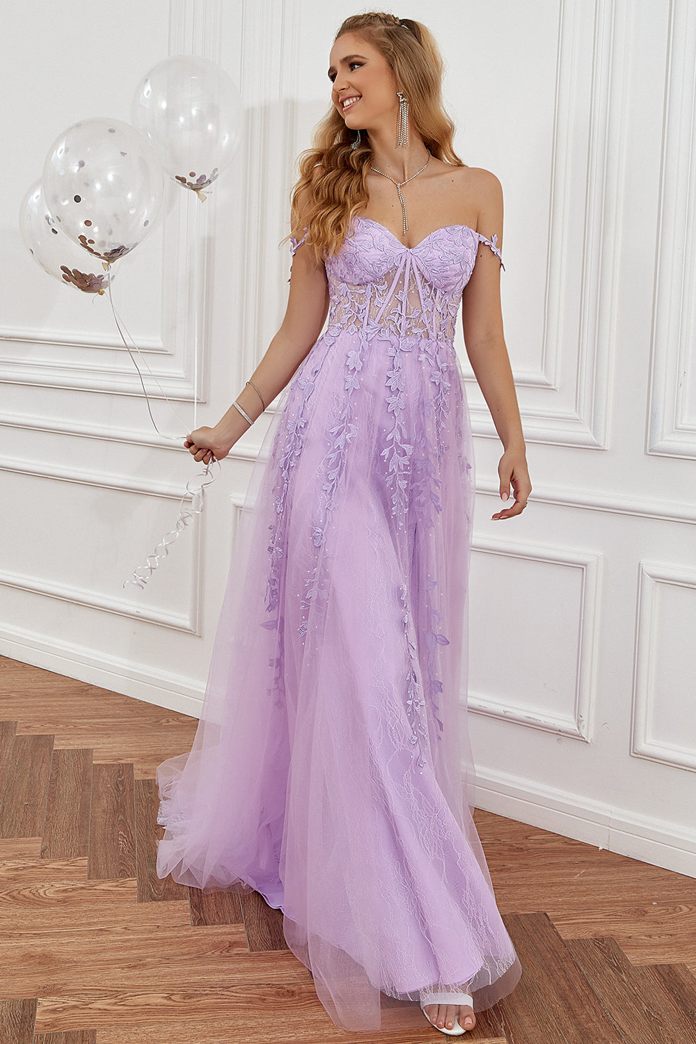 Stylish A-line ball gown - Sophie