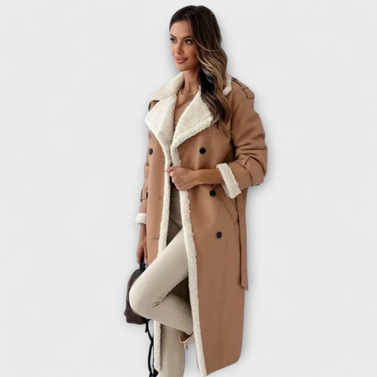 Teddy Lined Trench Coat | Women's Winter Coat 4