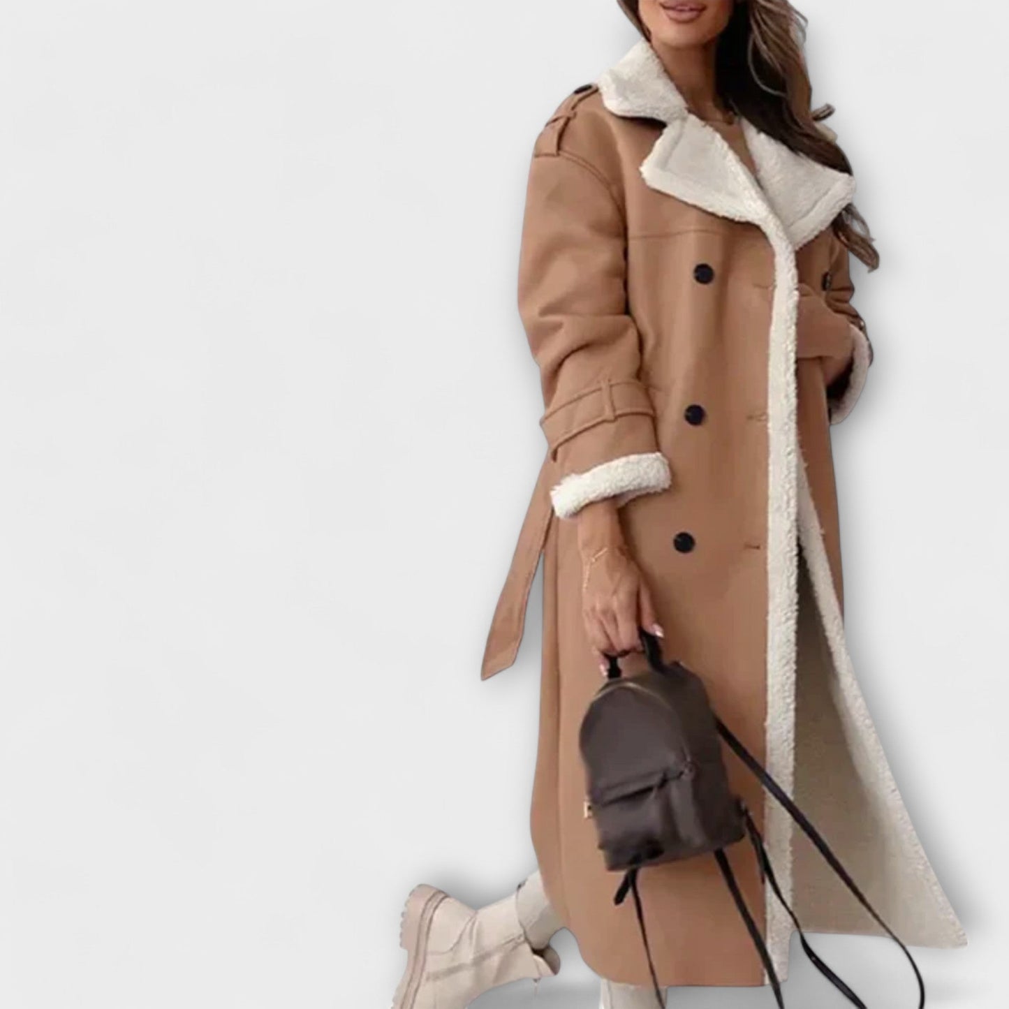 Teddy Lined Trench Coat | Women's Winter Coat 5