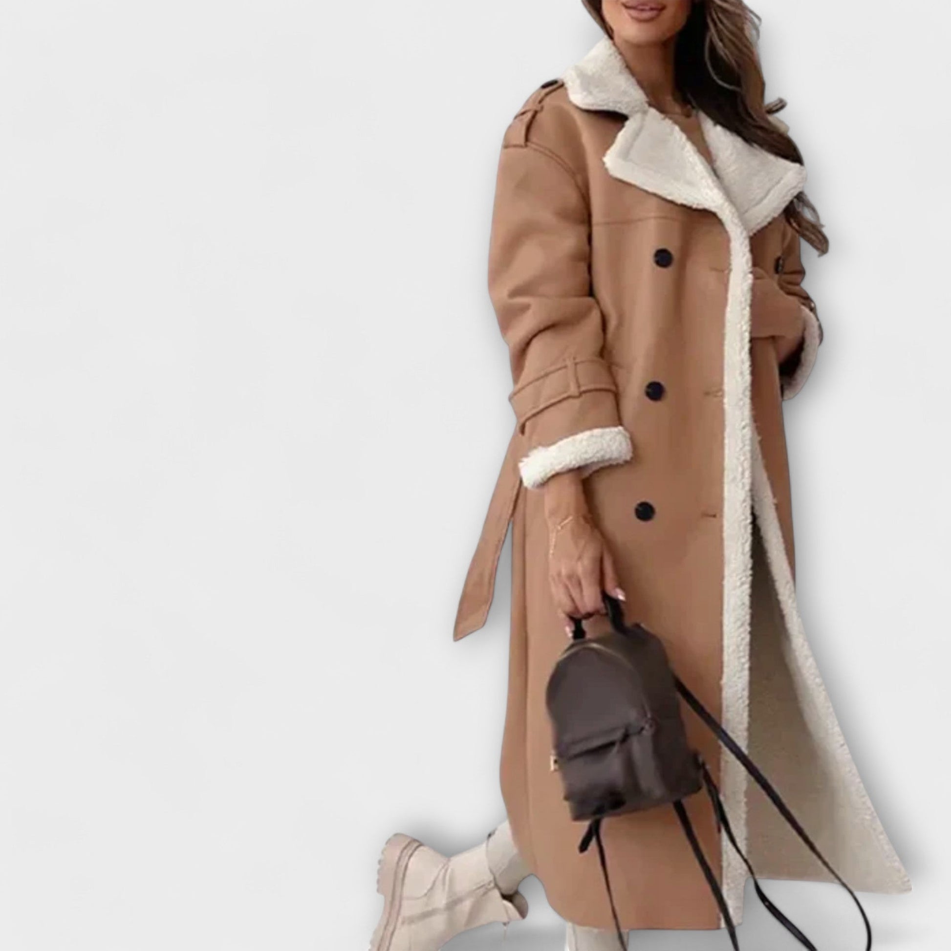 Teddy Lined Trench Coat | Women's Winter Coat 5