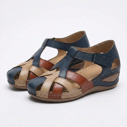 Valeria | Women's Sandals with Closed Toe and Adjustable Straps | Comfort