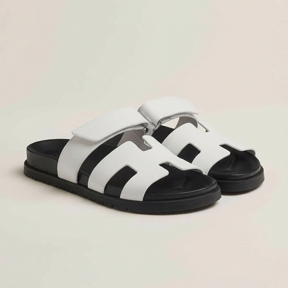 Valeria | Women's Slide Sandals with Adjustable Strap and Cutout Design | Minimalist