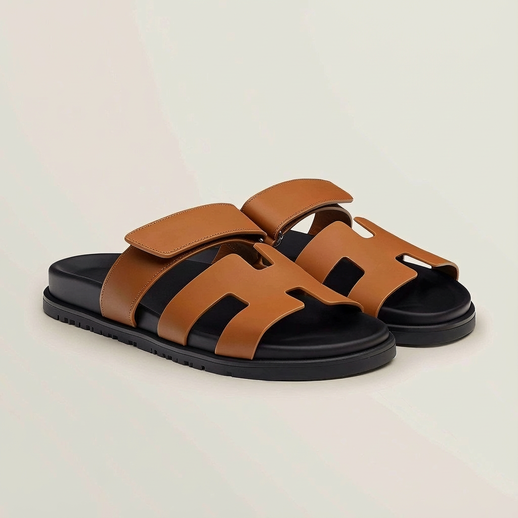 Valeria | Women's Slide Sandals with Adjustable Strap and Cutout Design | Minimalist