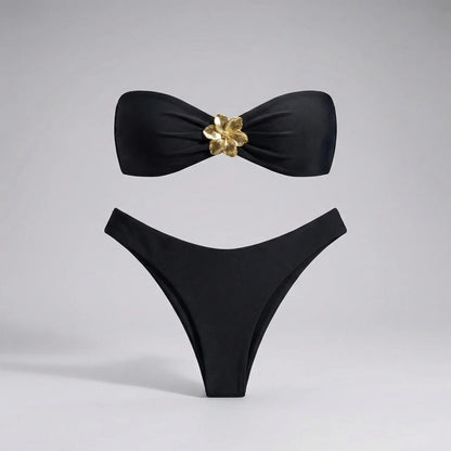 Vyralyn™ - Bandeau Push Up Bikini Set