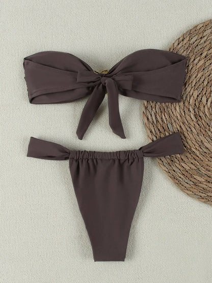 Vyralyn™ - Bandeau Push Up Bikini Set