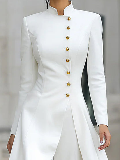White Suit Womens | Women's Tailored Pant Suit Set 2