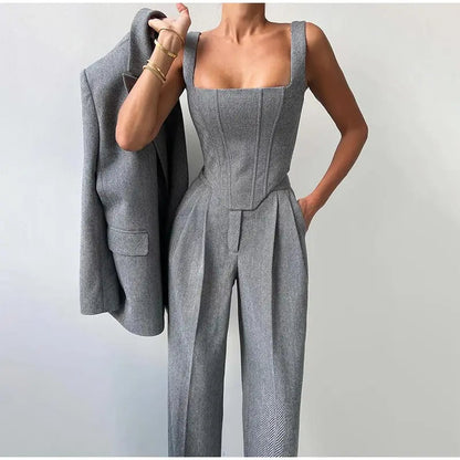 Women's 3-Piece Comfort Set | Everyday Elegance Outfit 0