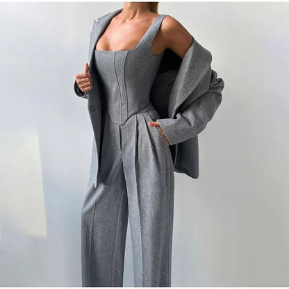 Women's 3-Piece Comfort Set | Everyday Elegance Outfit 1