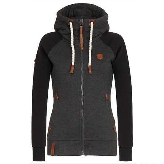 Women's Zip Up Hoodie | Stylish Long Sleeve Sweatshirt 0