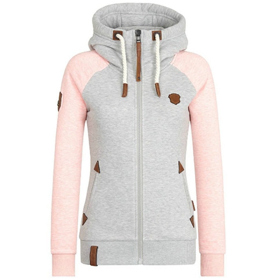 Women's Zip Up Hoodie | Stylish Long Sleeve Sweatshirt 4